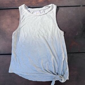 Anthropologie Maeve Light Green Tank Top with Side Knot